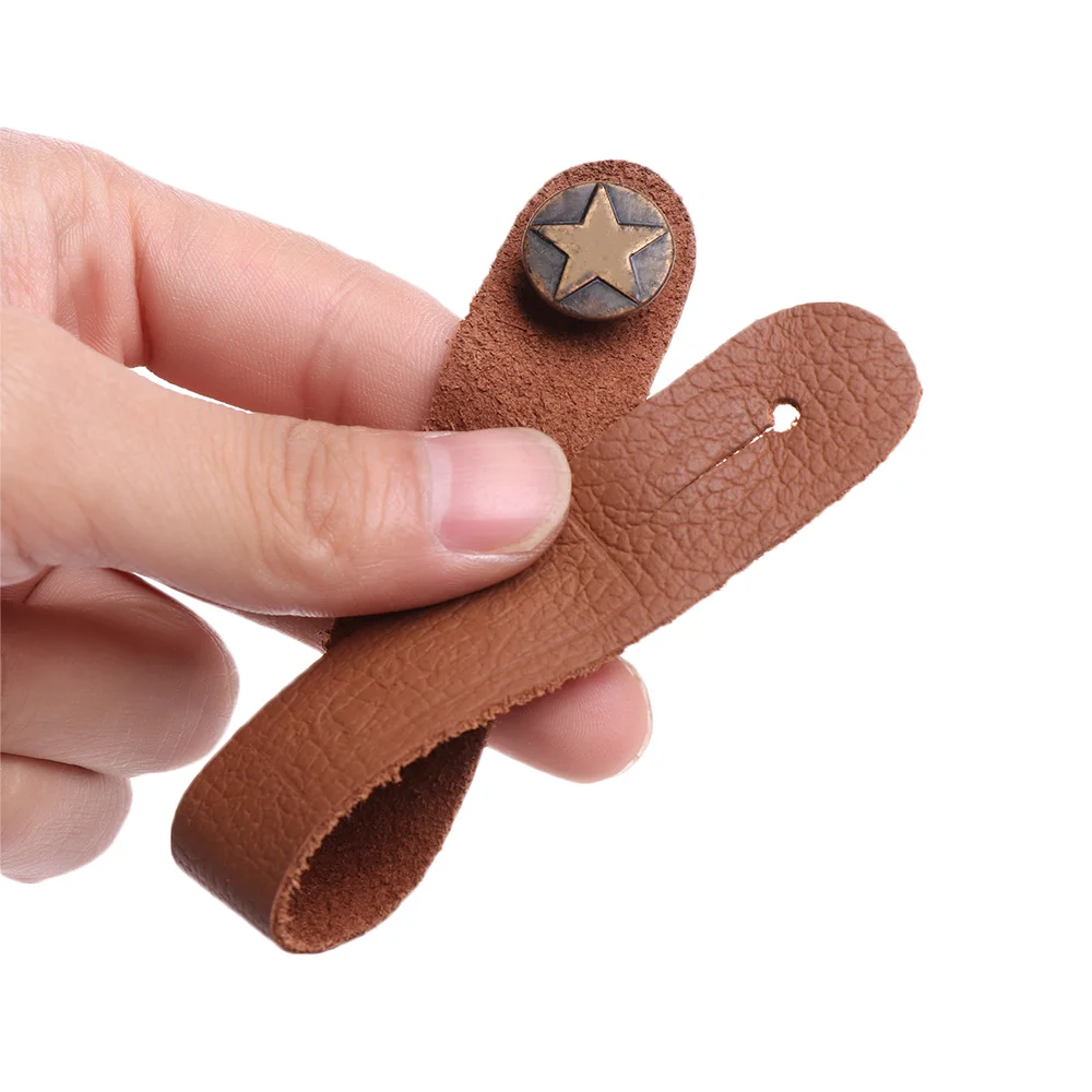 1pc 2020 braun schwarz leder gitarre strap halter taste safe lock für akustische elektrische klassische gitarre bass zubehör dropship free g