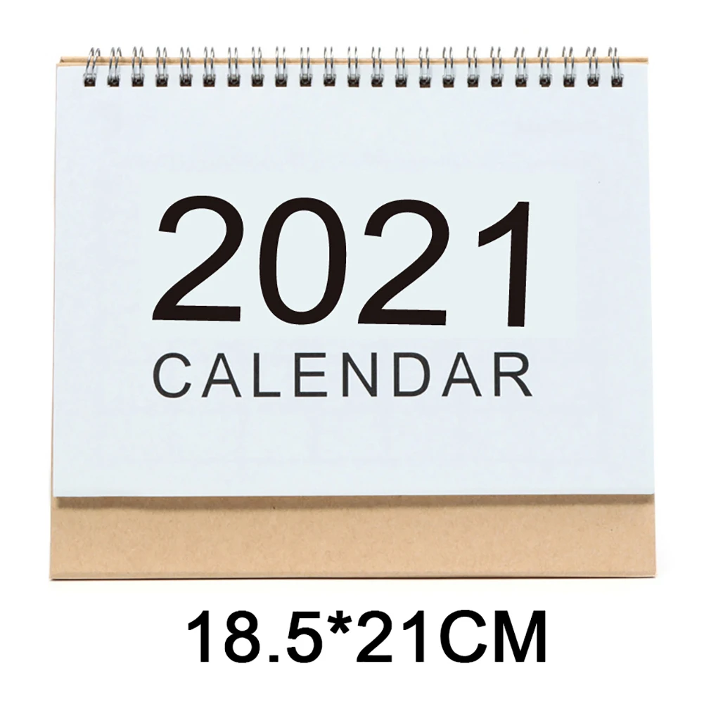 

Desk Calendar 2021 Creative Table Monthly Calendar New Year Plan School Home Office Supplies Dates Reminder Timetable Planner