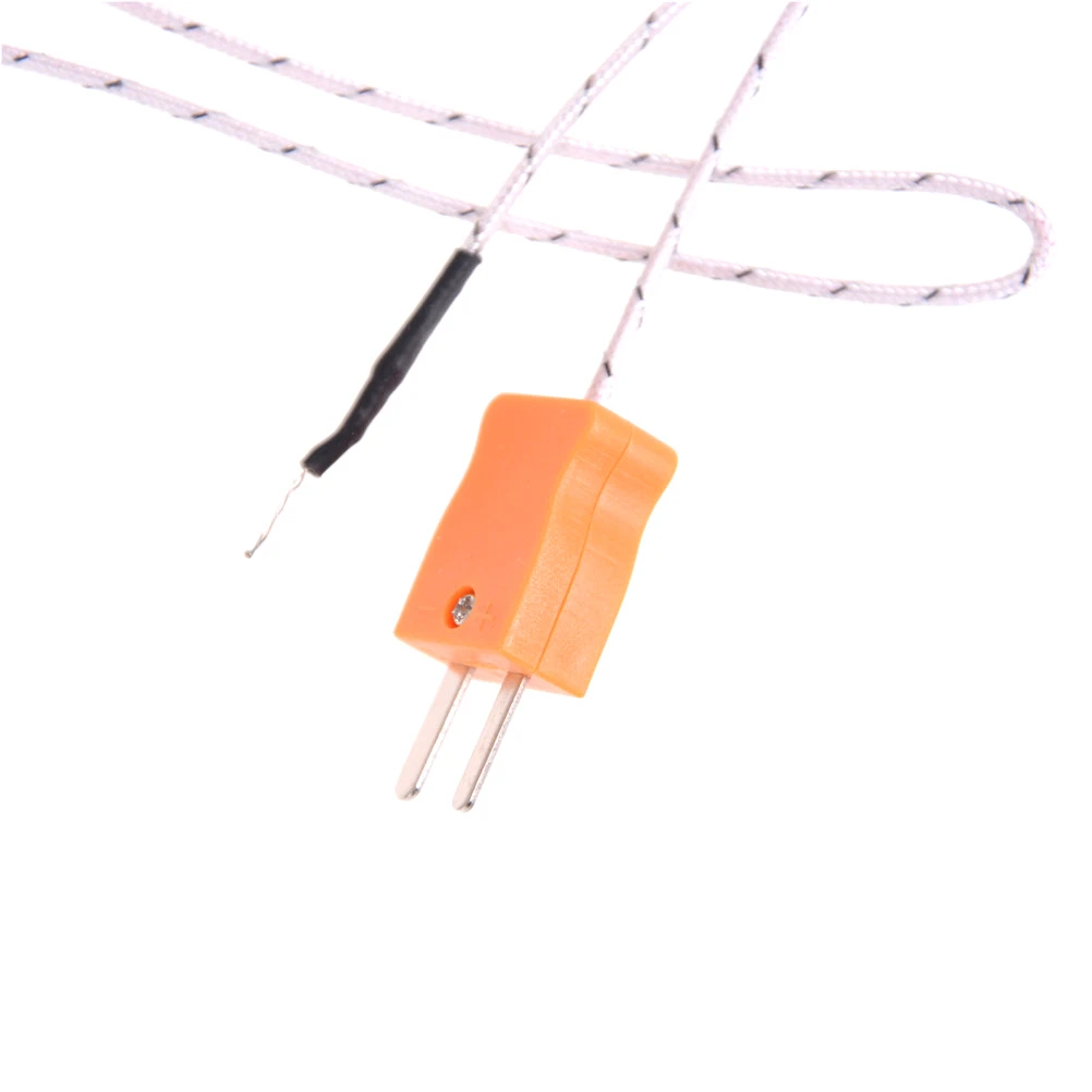 1M K-type TP-01 Wire Temperature Test Thermocouple Sensor Probe Tester Line. Use To TM-902C TES-1310 MD-6801 Length | Инструменты