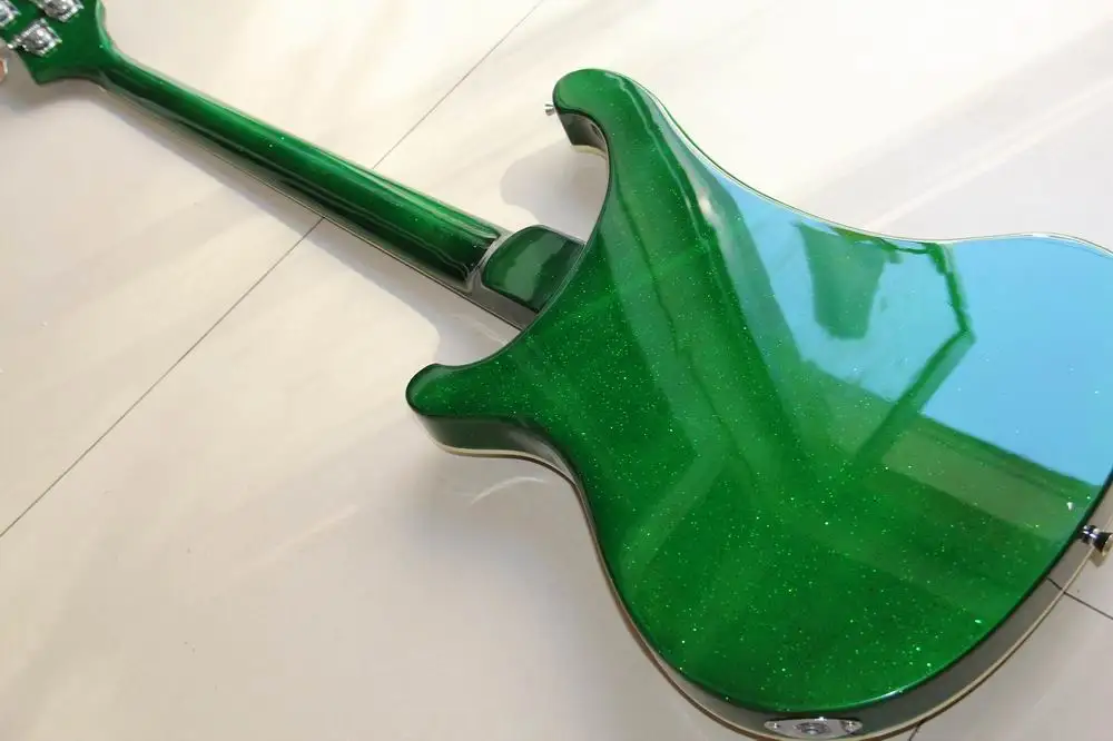 Новое поступление 4003 бас электрический лучшее качество Рик. Модель в Matel Green 120930 |