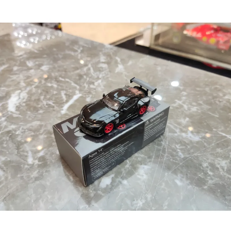 

MINI GT 1:64 Bull Demon HKS Toyota GR Supra модель автомобиля из сплава Коллекционная декоративная подарочная игрушка