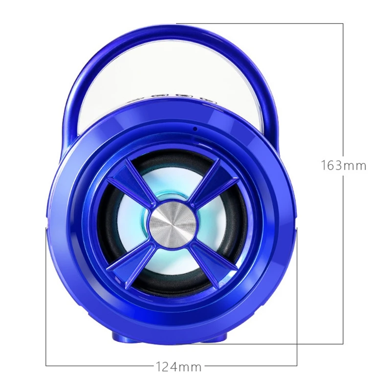 Портативный Bluetooth динамик ультра-громкий стерео глубокий бас звуковая система 7