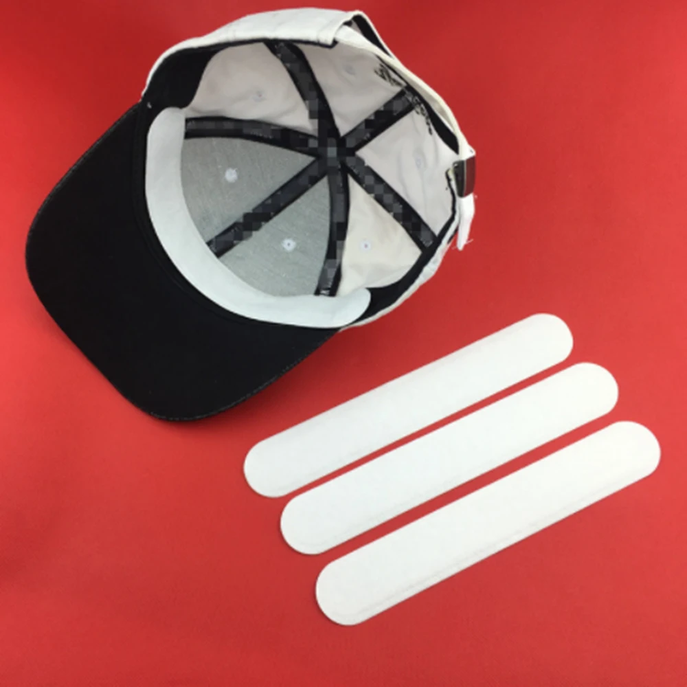 10 шт. одноразовые самоклеящиеся подушечки от пота для воротника шляпы футболки