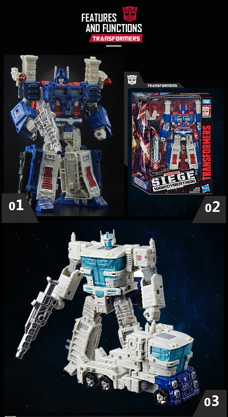 Hasbro Трансформеры поколения войны для Cybertron осада лидер класса лидер WFC-S13 ультра Магнус фигурка