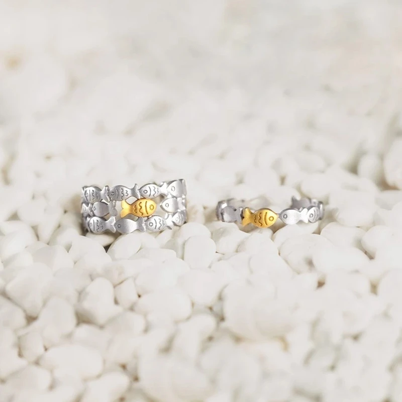 Милый рюкзак для школы из кольца с рыбками женщин и девочек Золотая рыбка манжета