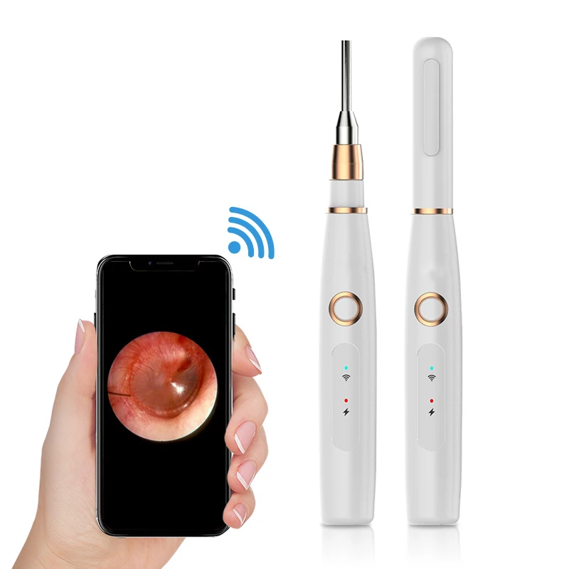 Беспроводной Эндоскоп для чистки ушей Водонепроницаемая мини камера осмотра HD