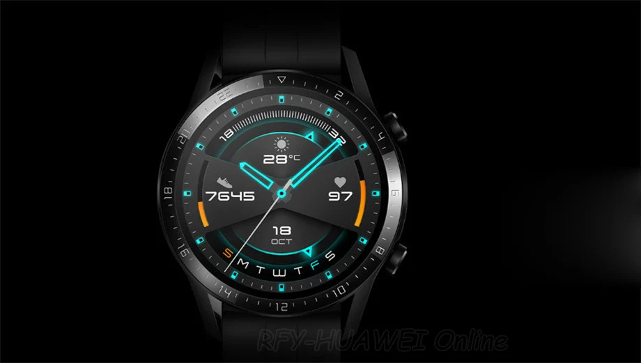 Huawei Watch GT 2, умные часы, Bluetooth, умные часы, 5,1, 14 дней, время работы от батареи, телефонный звонок, частота сердечных сокращений для Android iOS