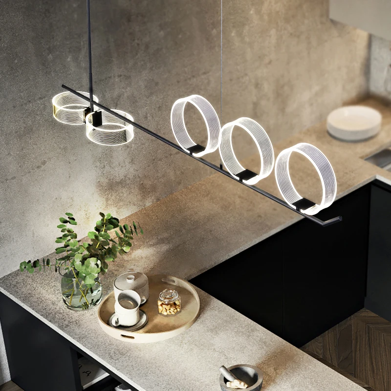 

modern LED living room pendant lights for Bedroom dining room pendant lamp Offices and shops Black restaurant lighting fixtures