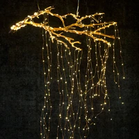 outdoor 30 branch 2m 600led tree vine branch light copper wire fairy string light holiday party wedding xmas tree light
