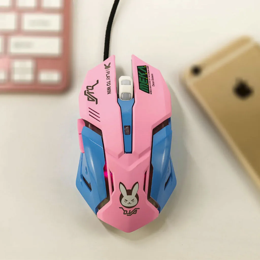 Игровая мышь Raton Ordenador с подсветкой, проводная мышь dpi, USB эргономичная геймерская мышь, профессиональные Мыши для ПК, компьютерная мышь, 19Sep