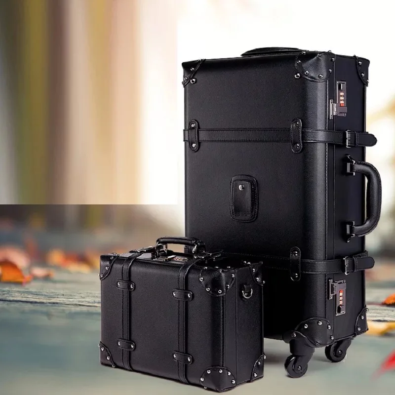 Чемодан на колесиках в стиле ретро 20/24 дюйма|Чемодан колесиках| |