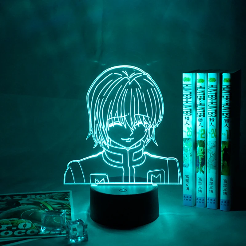 Kurapika фигурный акриловый ночсветильник Аниме подарок Hunter X лампа для детской