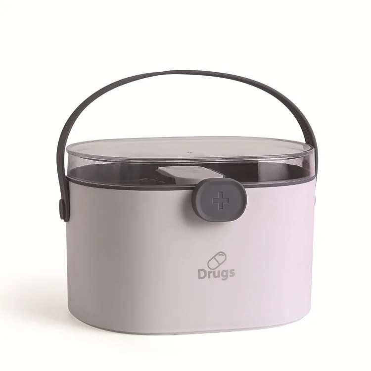 Медицинский Набор 2 уровня коробка для лекарств пластиковый контейнер