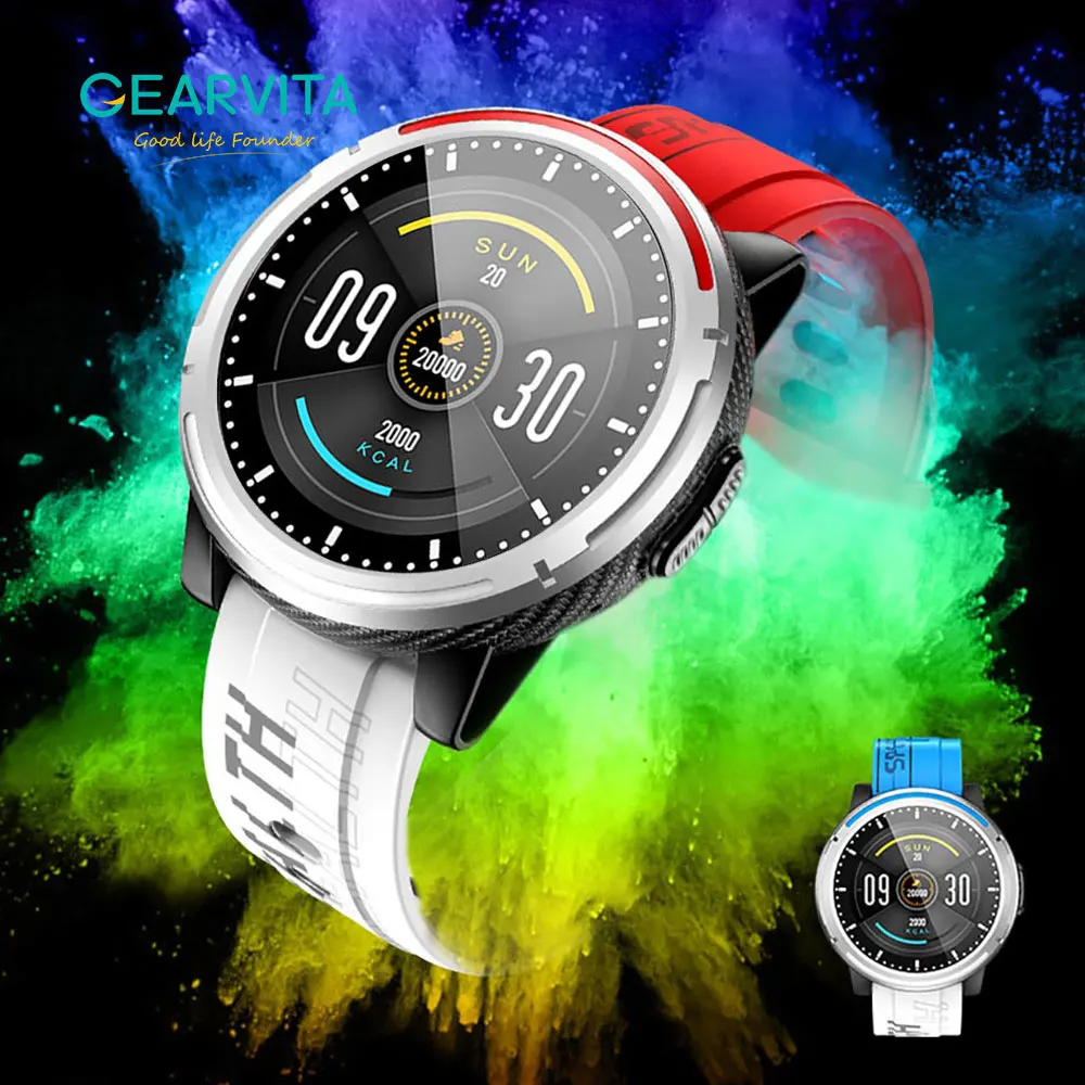 GEARVITA S26 Смарт часы Bluetooth уведомления о звонках/Музыка сердечного ритма крови