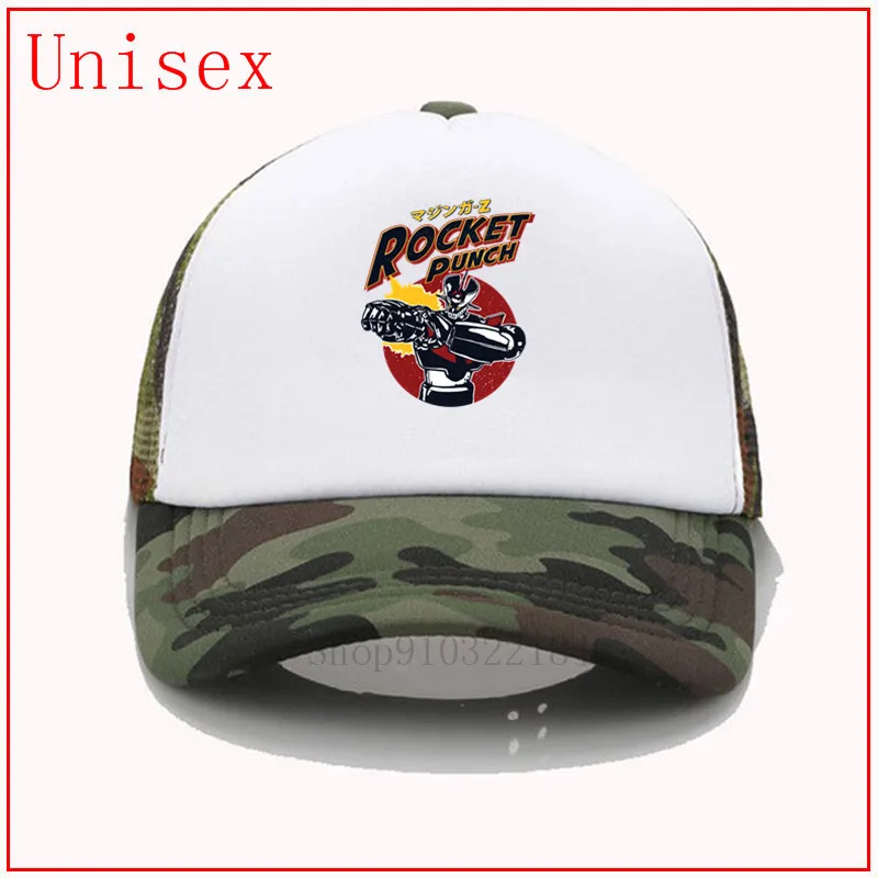 Винтажные японские робот-экшен ракета удар мазингер Z шляпы для мужчин snapback сетка