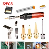 mt 100 gas welding soldering irons welding pen burner blow torch gas soldering iron cordless butane tip tool