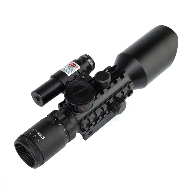 3-10X42E M9 компактный прицел красный лазер R/G Illum винтовка Оптика прицел тактические оптические прицелы Охота