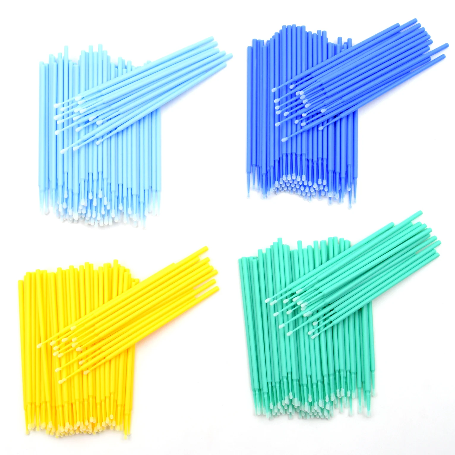 100 штук пакет visofree прочные Микро одноразовые кисти для наращивания ресниц