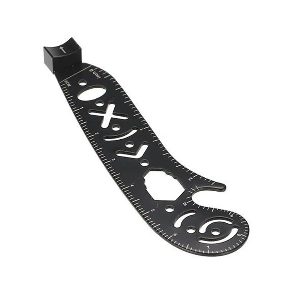 

Scale Ruler Magnet Multifunctional Drawing Ruler Scale Ruler Drawing Compass Pattern Measuring Drawing Ruler Tool