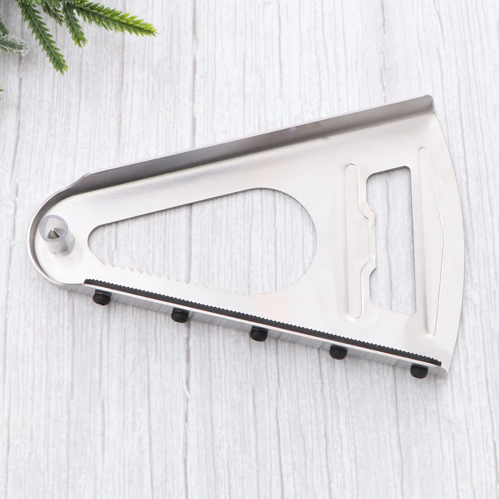 

1pc Multifunctioanl Bottle Opener Bottle Cap Lifter Kitchen Gadget for Home Party Bar (Silver)