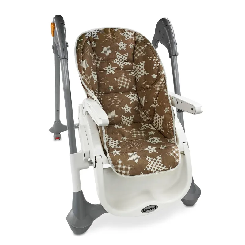 Чехол на стульчик CherryMom для кормления Большие Коричневые звезды|Аксессуары