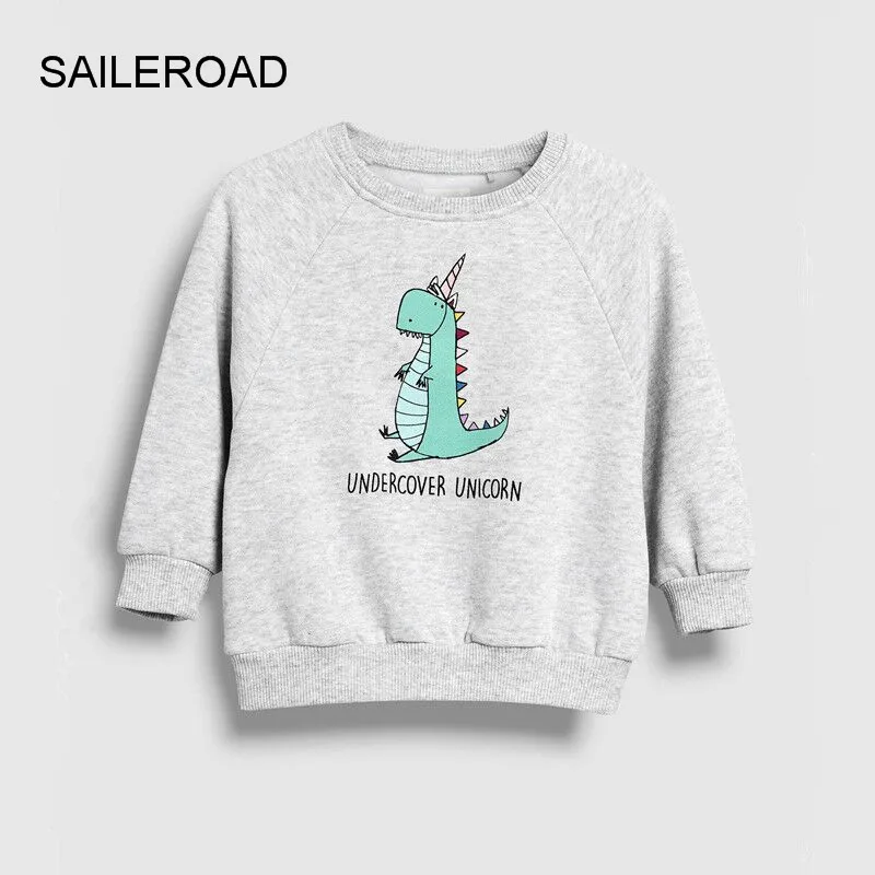 SAILEROAD детская одежда для мальчиков хлопковый свитер с динозавром осень 2020 модная