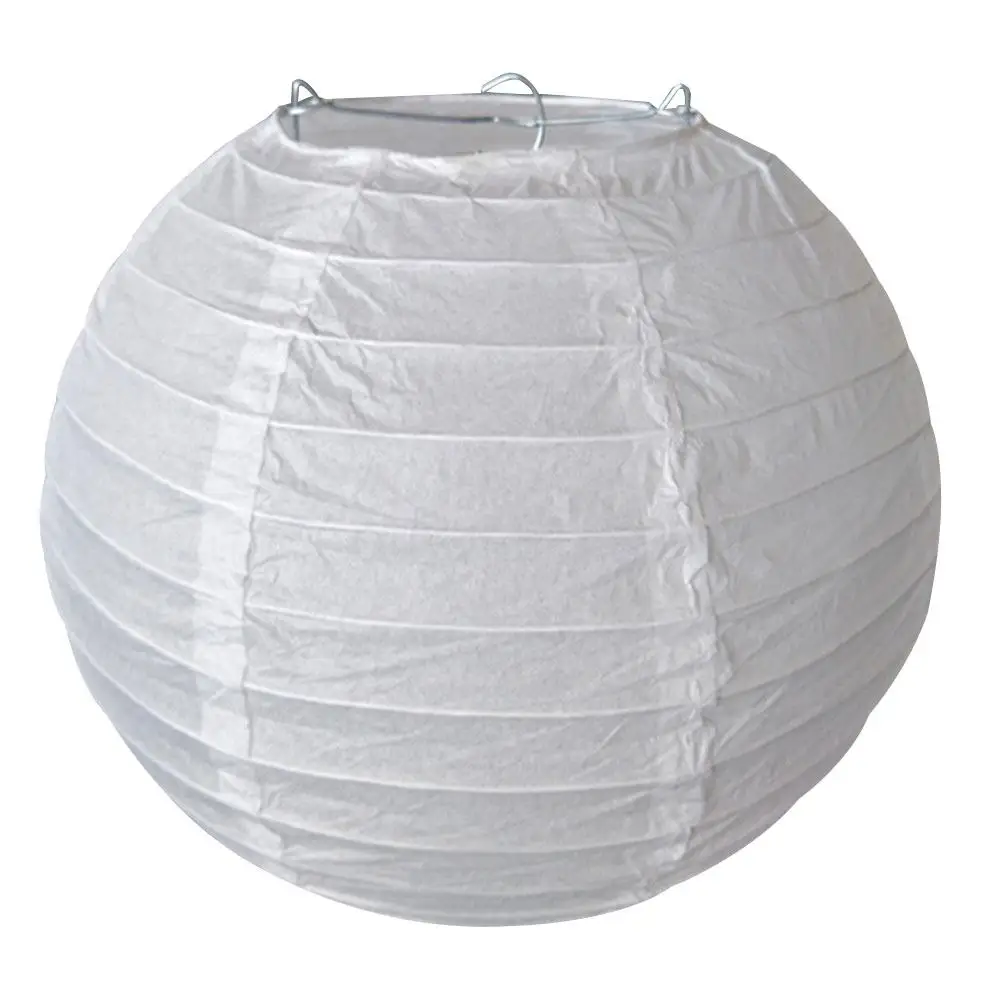 

Metal Wedding Paper Lantern Lampshade DIY Classic Hanging Outdoor Household Christmas Slip-Over Chinese Lantern Durable