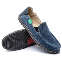 mens summer fashion canvas casual shoe hombre breathable comfy soft canvas loafers male concise slip on leisure driving shoes