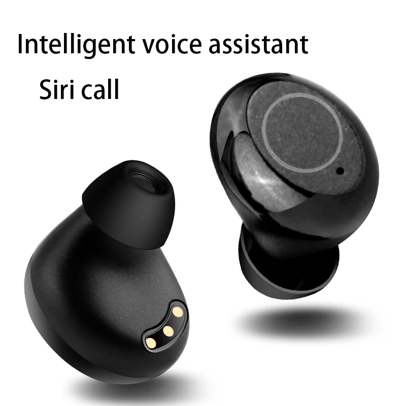 

JISIQIK20 Bluetooth Wireless Sports Headset Waterproof Bluetooth 5.0 Touch Control IPX5 Earbuds Voice Intelligent Noise Cancella