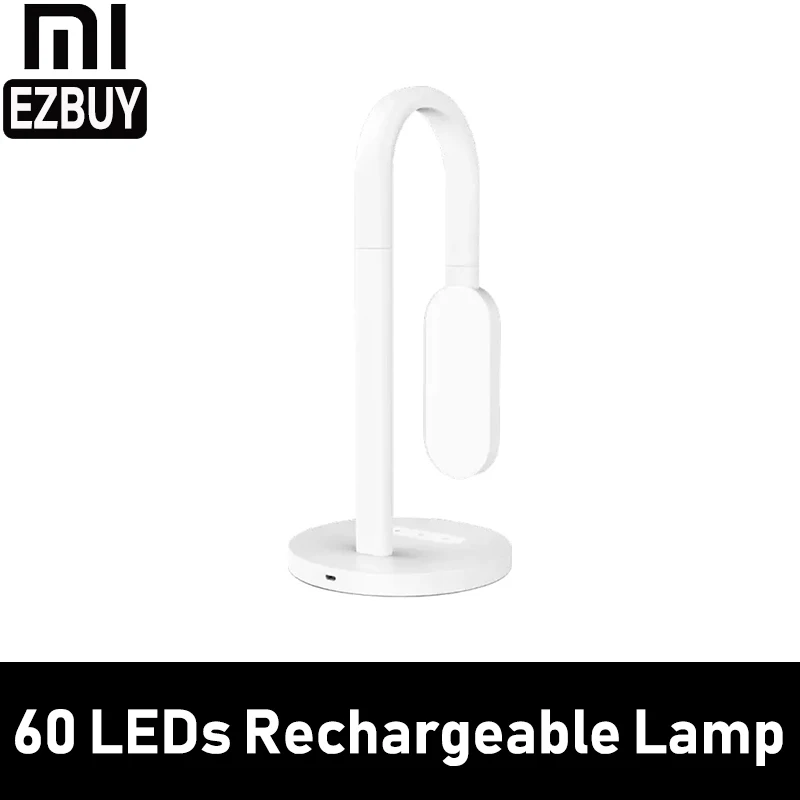 Xiaomi Yee светильник 60 светодиодов перезаряжаемая настольная лампа USB экономичная