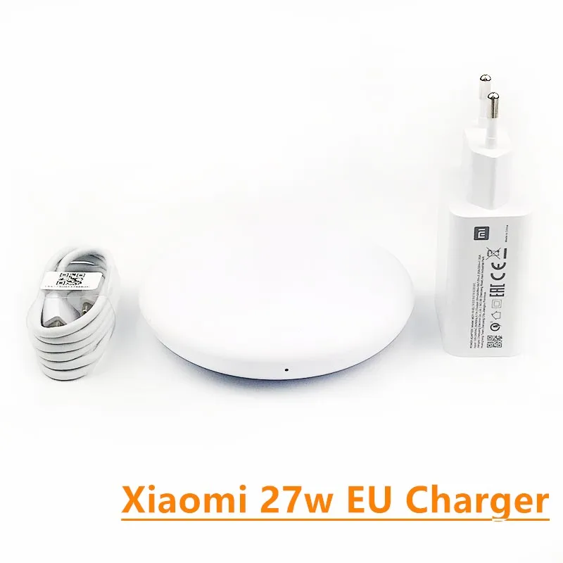 Xiao mi Max Беспроводное зарядное устройство 20 Вт Qi быстрое зарядное устройство 27 Вт штекер для Xiao mi 8 mi 9 mi 9 pro 5G mi x 2s 3S iPhone XS XR XS MAX 11