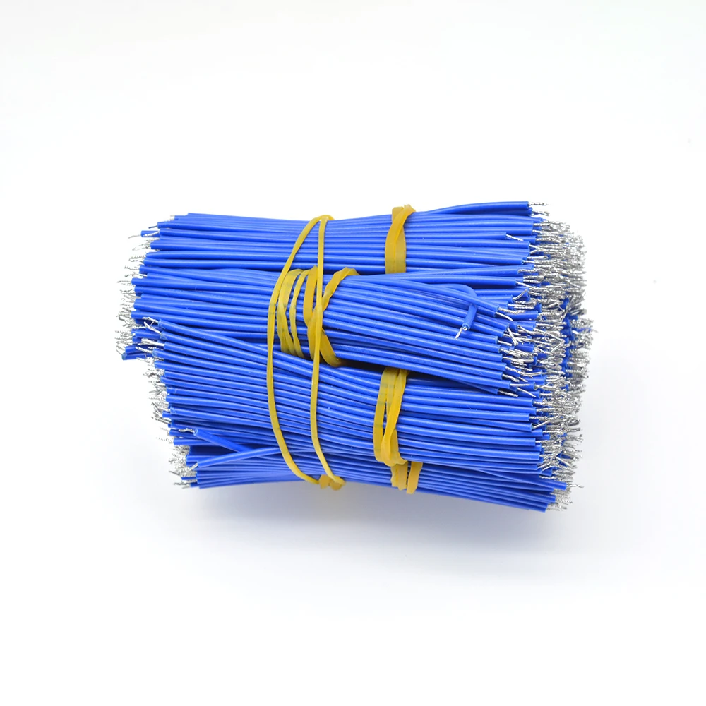 24AWG 100 шт./лот 8 см двойной Луженый провод UL1007 припой 6 цветов Перемычка кабель