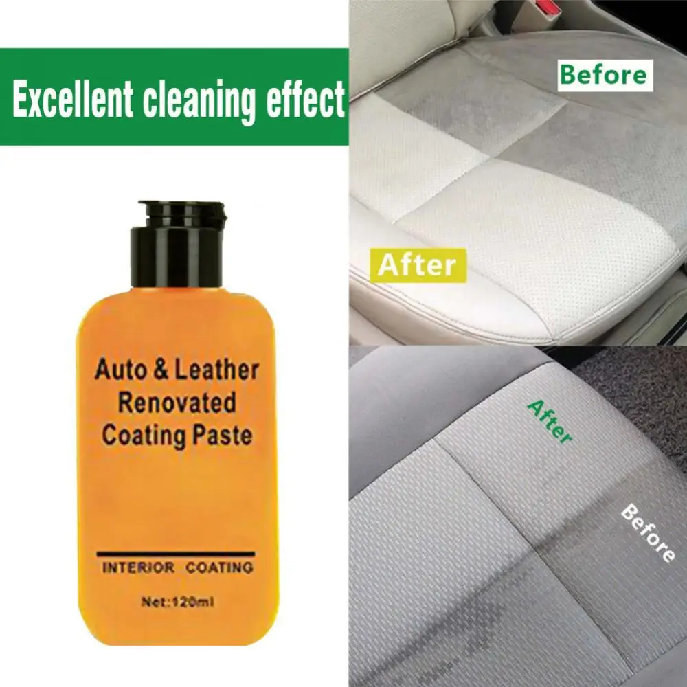 50% Dropshipping!!120ml Automobile Car Interior Leather Renovated Coating Paste Maintenance Agent