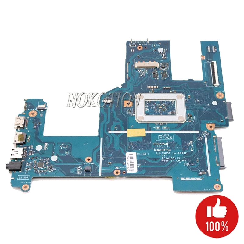 NOKOTION ZSO50 LA-A994P 788289-001 788289-501 основная плата для HP Pavilion 15-R Материнская плата ноутбука N2840 Процессор