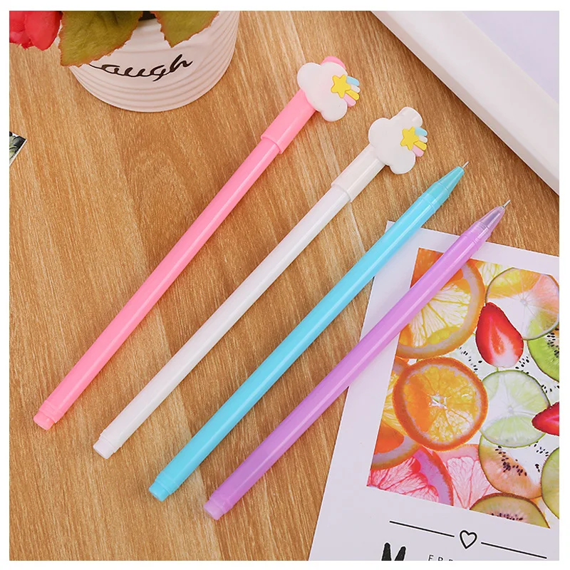 60 шт. креативные Канцтовары Цвет облако гелевые ручки милые с рисунками героев