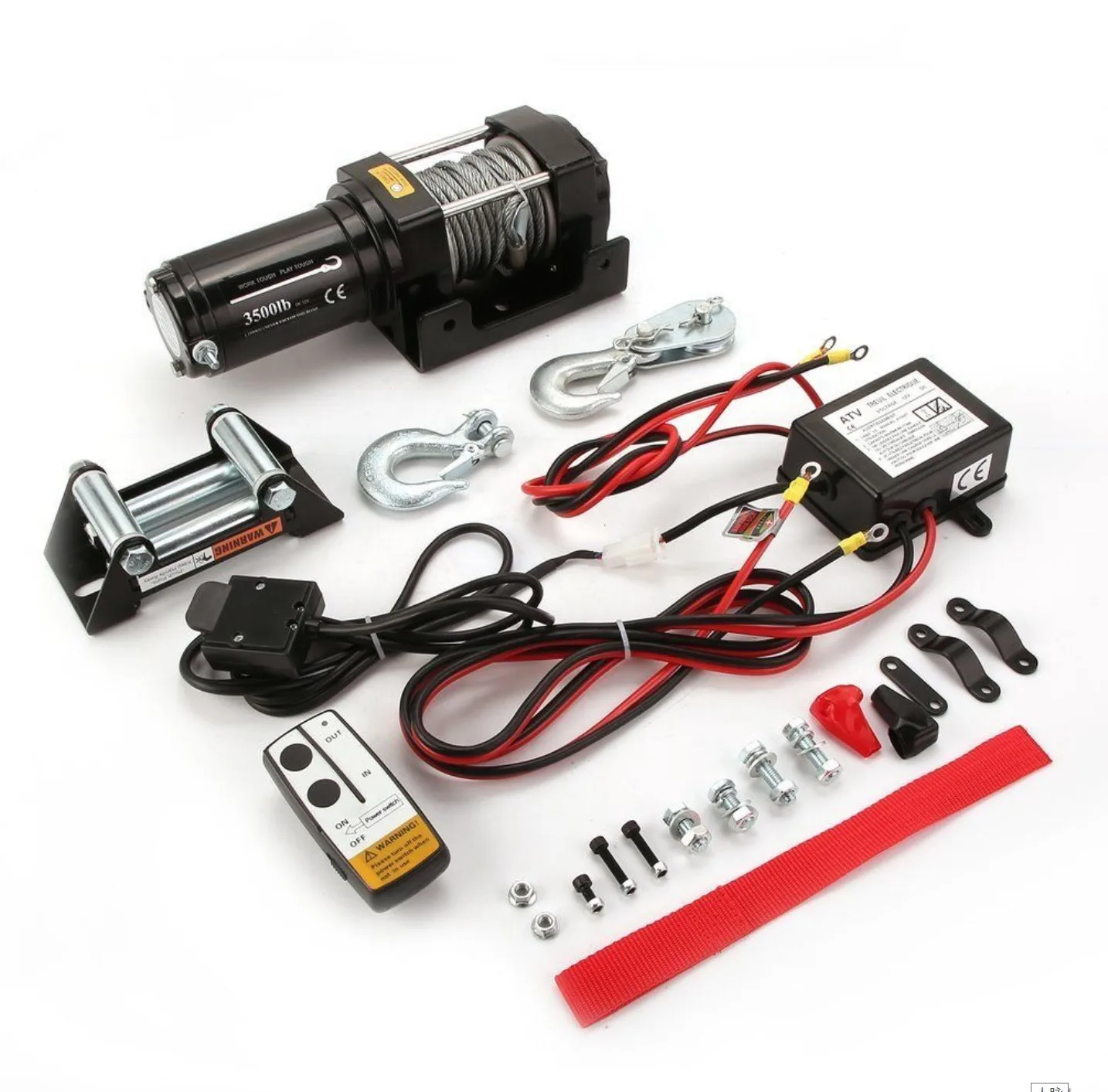 Электрическая лебедка UTV/ATV 3500 фунтов 1588 кг