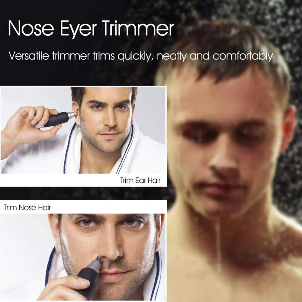 

New Electric Nose Hair Trimmer Ear Nose Neck Eyebrow Trimmer Man Woman kids Nose Hair Cut Clipper Safety Face Care Nose Hair