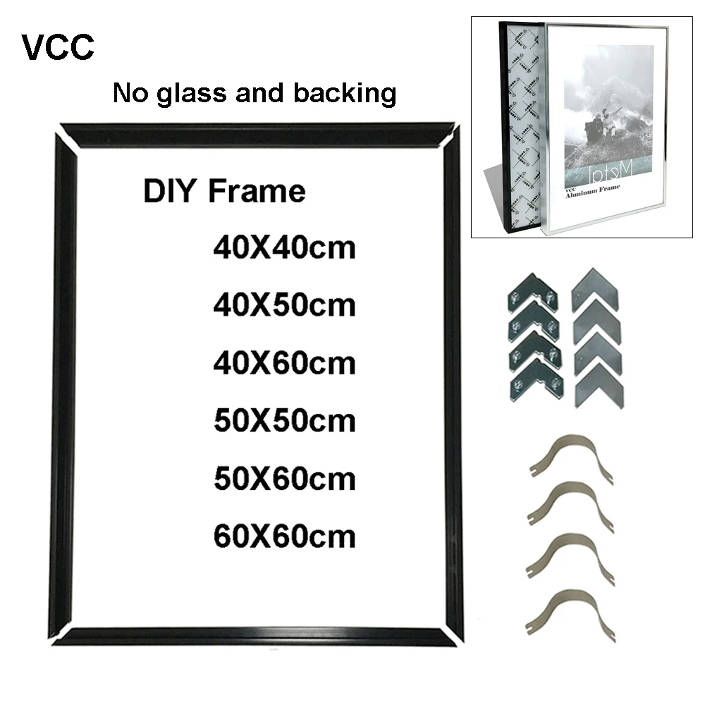 Рамка для картин, металлическая, без доски, без стекла, 40x50, 50x60, 40x60 Рамка для картин, металлическая, без доски, без стекла, 40x50, 50x60, 40x60