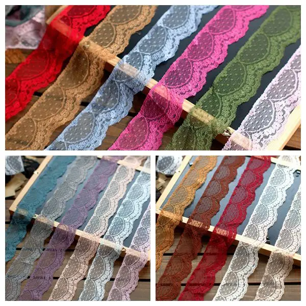 

30 Meters Black White Lace Ribbon Embroidered Flower Lace Applique Trim Diy Crafts Sewing Clothing Dress Accessories Fabric