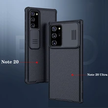 For Samsung Galaxy Note 20 5G Case Nillkin CamShield Pro Slide Camera Cover For Samsung Note 20 Ultra Lens Protection Case