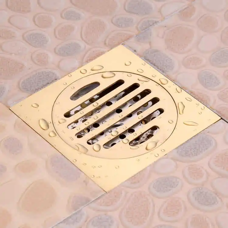 

All copper bathroom washing machine anti-insect ultra-thin and odor-resistant floor drain