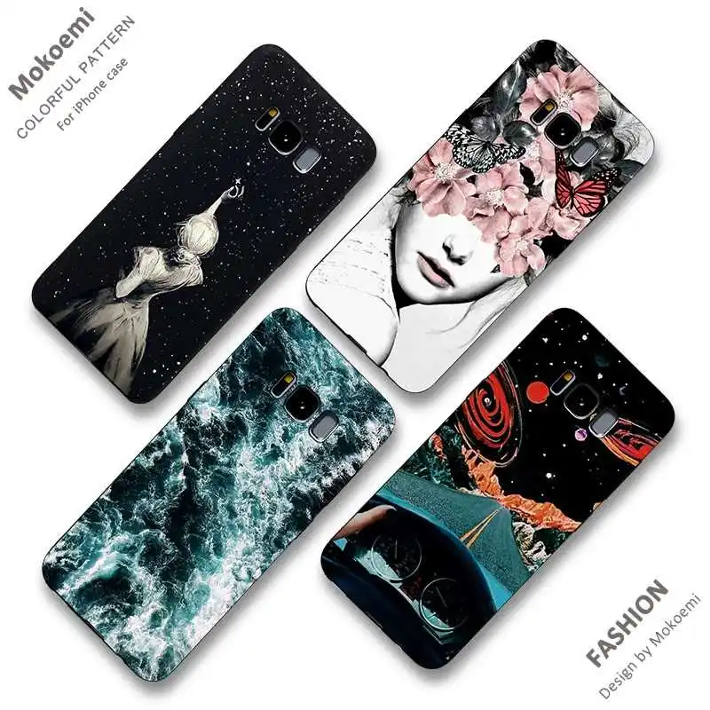 Модный чехол YJ из мягкого ТПУ 5 8 &quotдля Samsung Galaxy S8 для Plus сотового телефона |
