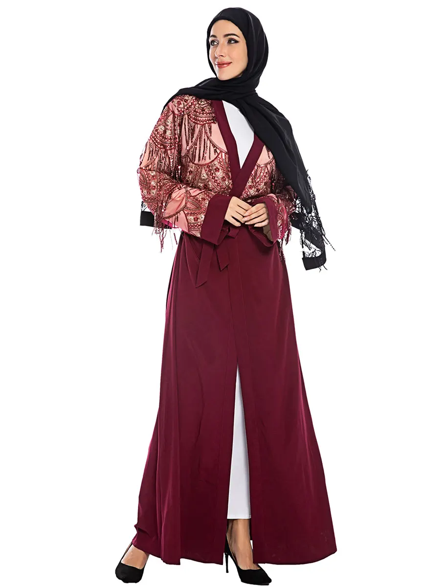 Женский турецкий кафтан Abaya 2019 марокканский Простой Модный женский халат с