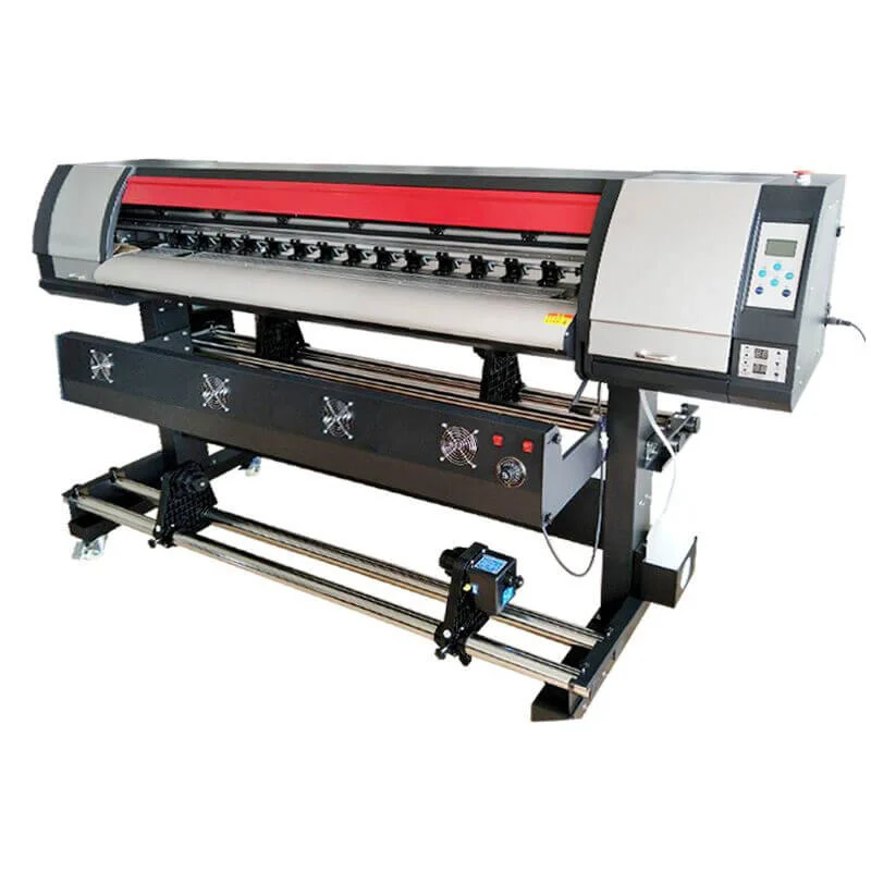 Eco Solvent Printer Malaysia Free Shipping 1800 Vinyl Printer Inkjet Wide Format Car Sticker Printer Machine