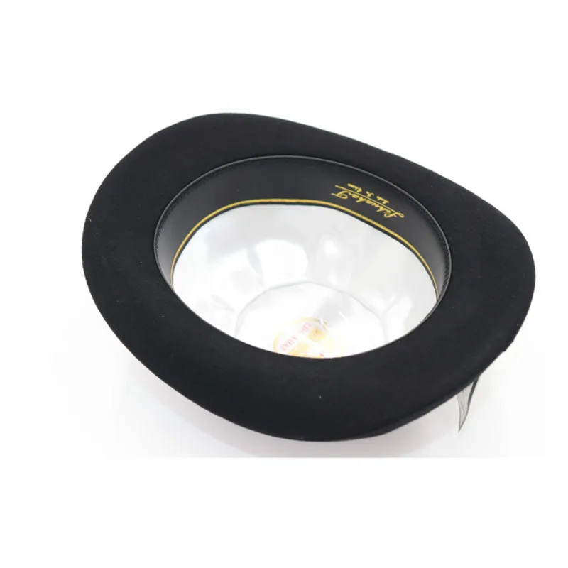 Новинка шапка из 100% шерсти Высококачественная модная мужская и женская черная