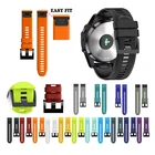 Ремешок силиконовый для наручных часов Garmin Fenix 6X 6 Pro, 22 мм