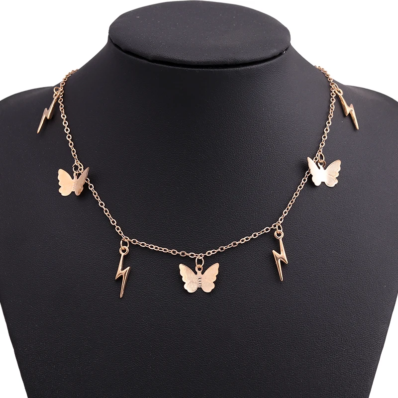 Женская цепочка с подвеской-молнией из металлического сплава | Украшения и