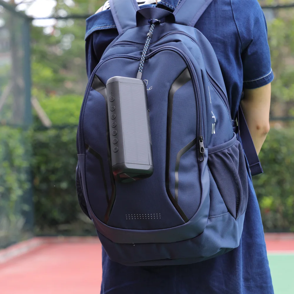 Портативная Беспроводная колонка на солнечной батарее 12 Вт 5000 градусов