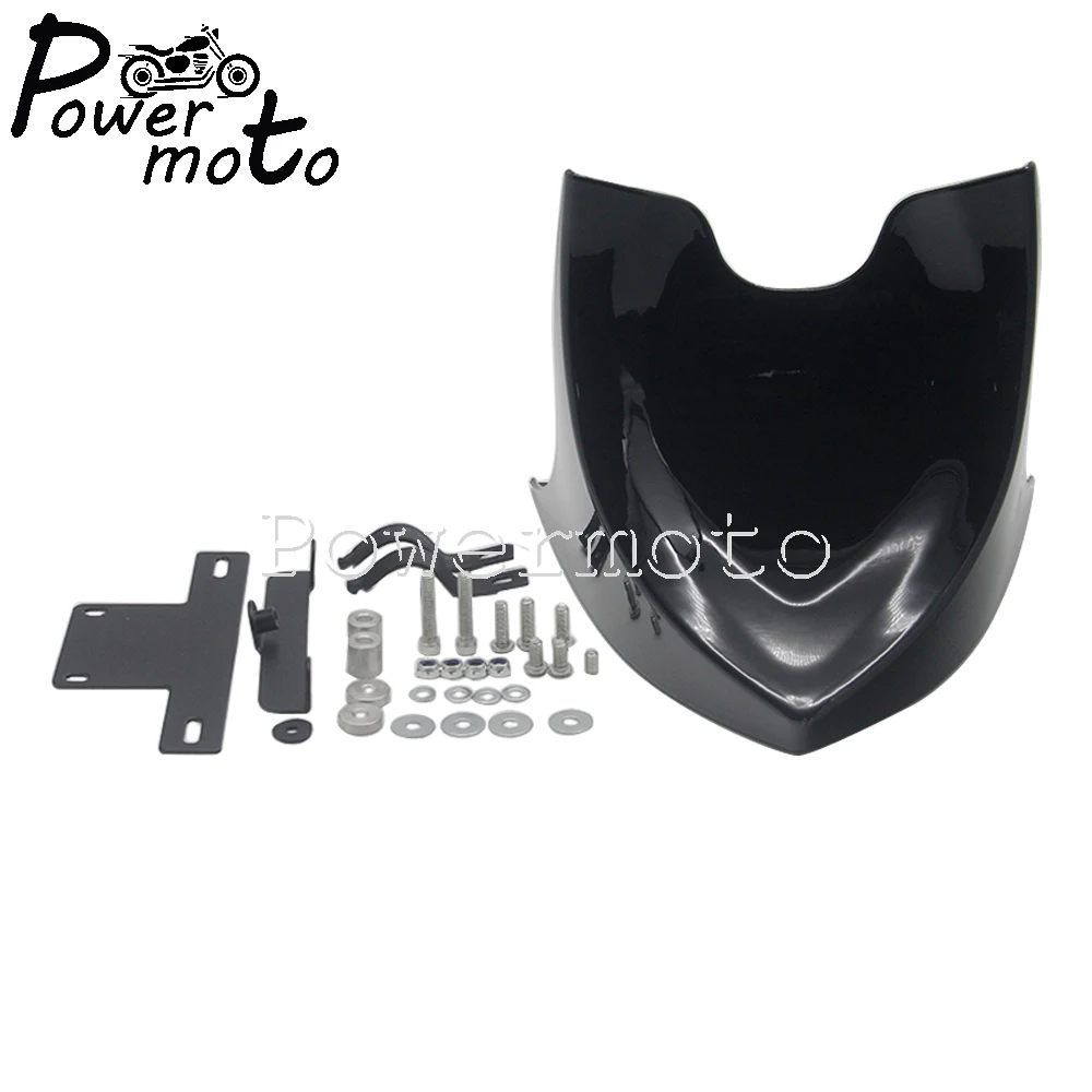 Черный нижний передний спойлер для мотоцикла обтекатель Harley XL Sportster 883 1200 Dyna Softail V