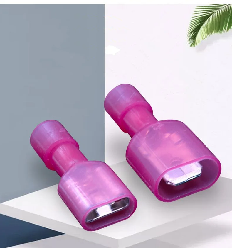 

6.3 Insert spring insert nylon fully insulated joint wire terminal male and female to insert cold press terminal red 10 pairs